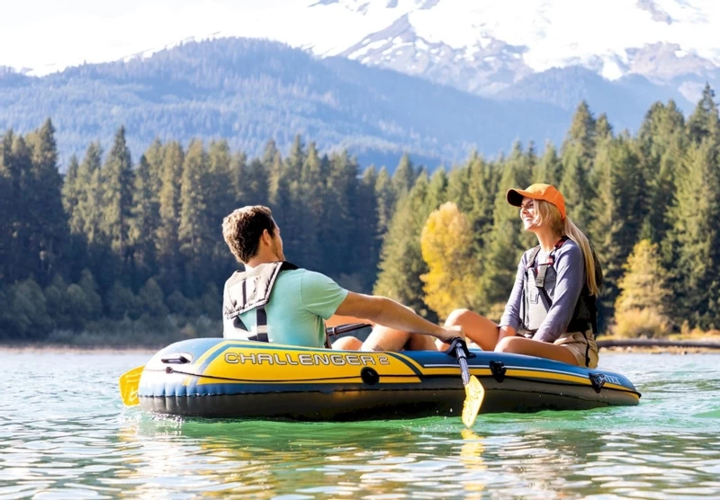 Intex Challenger 2 Opblaasboot Set - Afbeelding 3