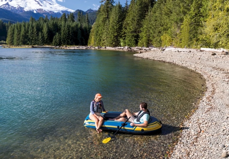 Intex Challenger 2 Opblaasboot Set - Afbeelding 7