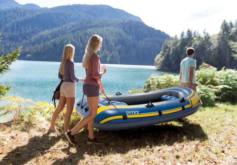 Intex Challenger 3 Opblaasboot Set - Afbeelding 4