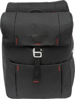 New Looxs Vigo MIK Dubbele Fietstas - 37 Liter - Zwart