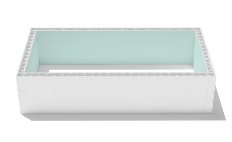 Polystyreen Zwembad Blokkenset High Density - 6,00 X 3,00 X 1,50 M