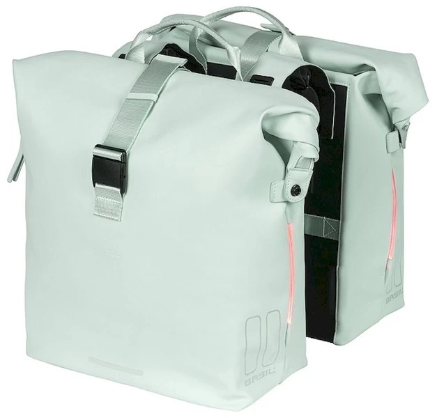 Basil SoHo Dubbele Fietstas - 41 Liter - Lichtgroen - Afbeelding 3