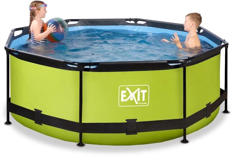 EXIT TOYS EXIT Lime Zwembad - 244 X 76 Cm - Met Filterpomp - Afbeelding 3