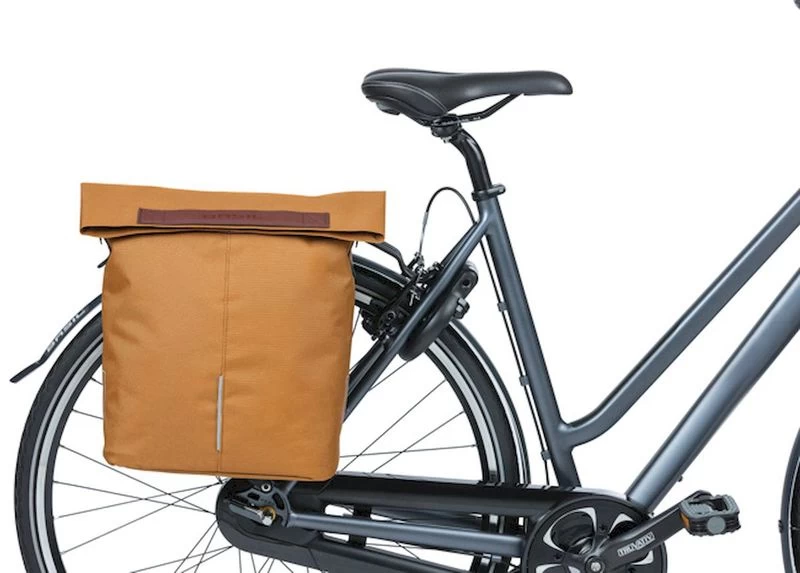 Basil City Shopper Enkele Fietstas - 14-16 Liter - Camel Bruin - Afbeelding 6