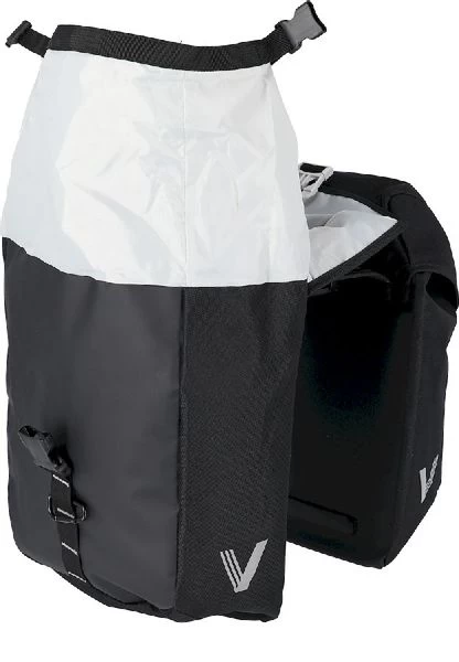 XLC V-light Active MIK Dubbele Fietstas - 34 Liter - Zwart - Afbeelding 3