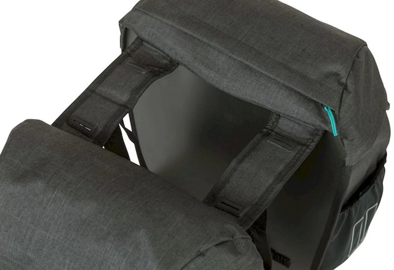 Basil Discovery Dubbele Fietstas - 18 Liter - Zwart - Afbeelding 5