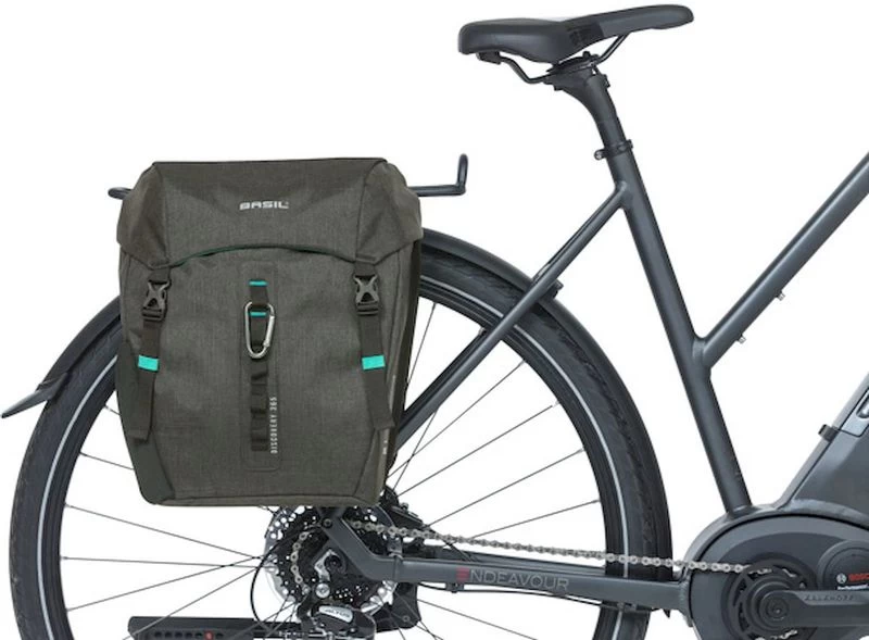 Basil Discovery Dubbele Fietstas - 18 Liter - Zwart - Afbeelding 8