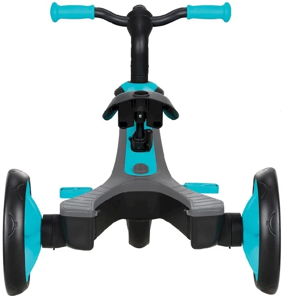 Globber Trike Explorer 2 In 1 Loopfiets - Zwart/turquoise - Afbeelding 5