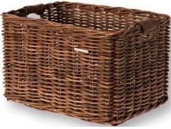 Basil Dorset Rieten Fietsmand - Large - Bruin
