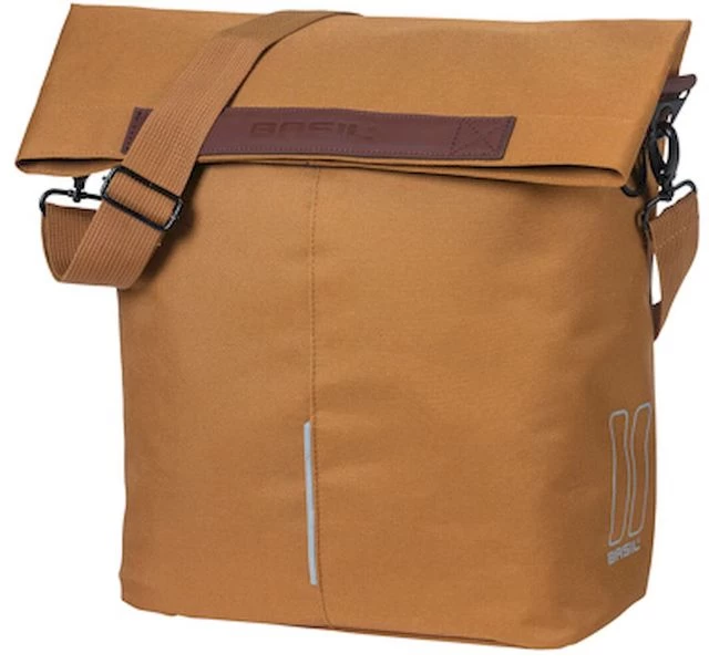 Basil City Shopper Enkele Fietstas - 14-16 Liter - Camel Bruin - Afbeelding 2