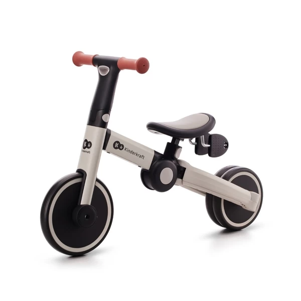 Kinderkraft 4Trike Driewieler Loopfiets - Grijs - Afbeelding 2